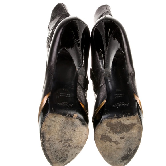 Yves Saint Laurent Leather Boots - Picture 5 of 5